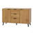 47.2" Kitchen Buffet Cabinet with 3 Drawers & 2 Doors-1034837299