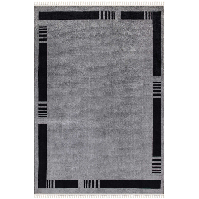 Jarmall Striped Indoor Rug, Rectangle 5'2" x 7'7"