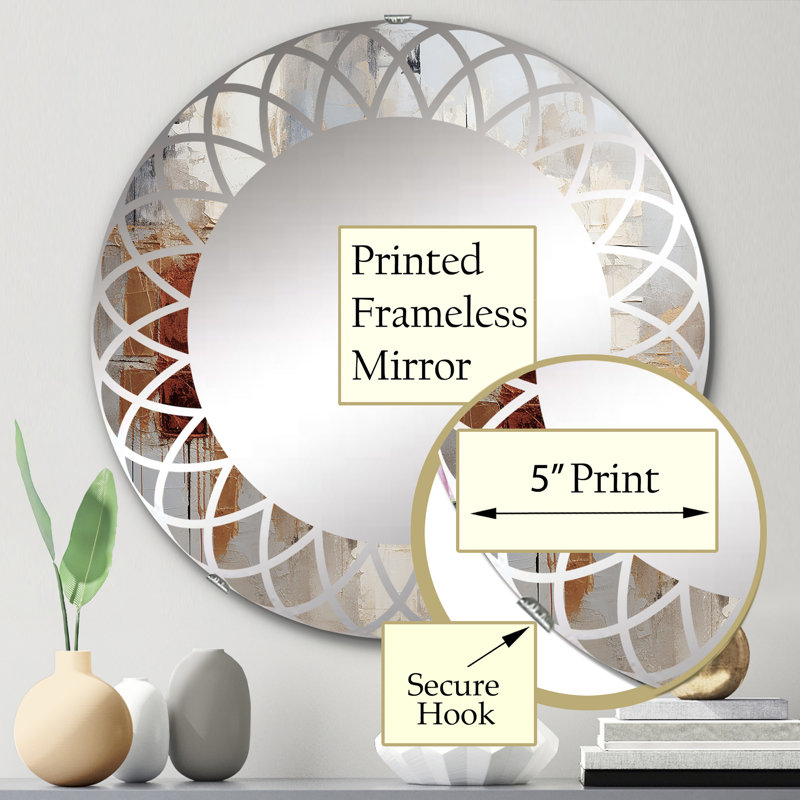 Willibert Circle Mirror, 24" x 24"