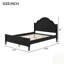 Lit plateforme en bois avec tête de lit, pied de lit et plateau arqué élégant pour une esthétique de chambre à coucher améliorée-1686130260-1686130263