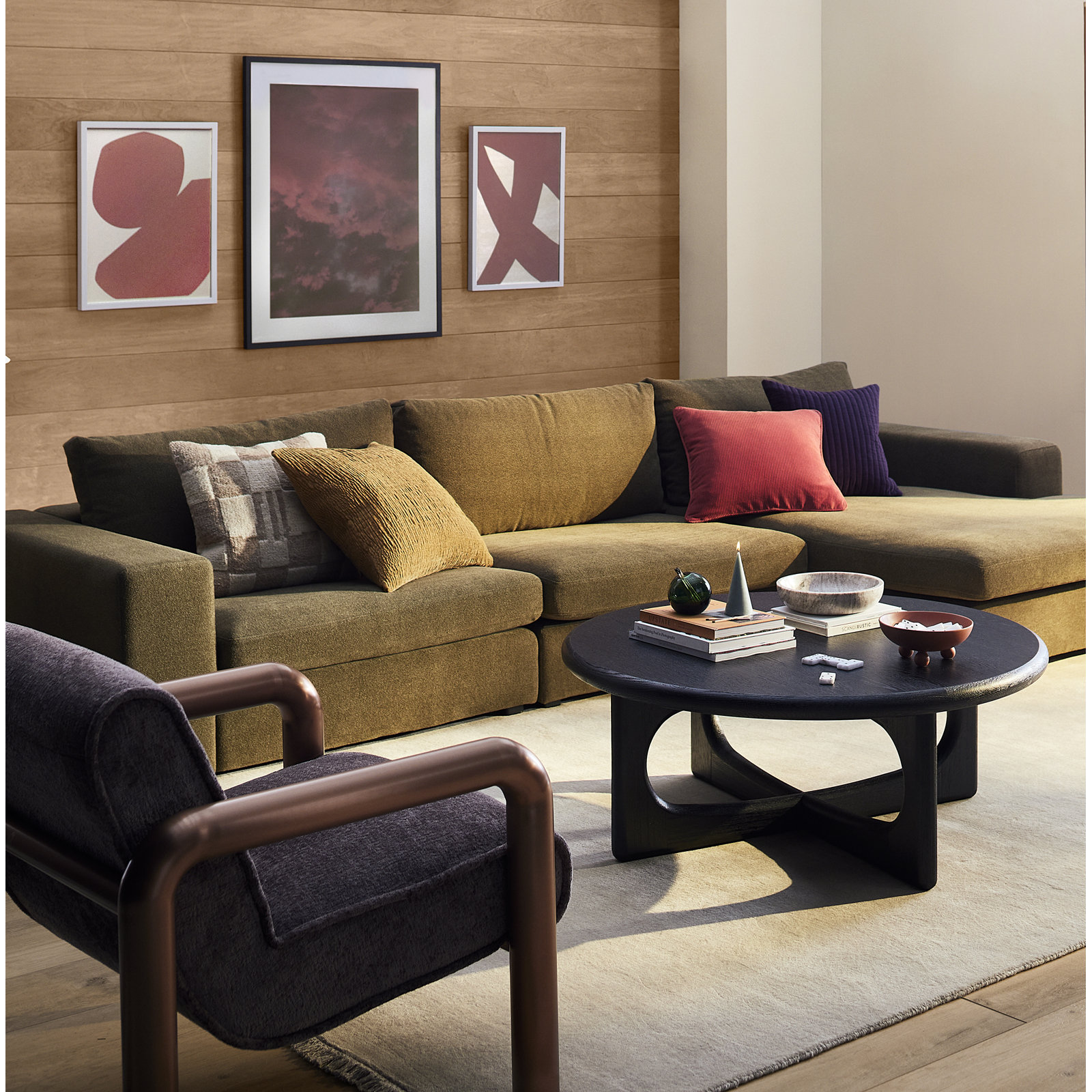 Griffey Single Coffee Table, Black