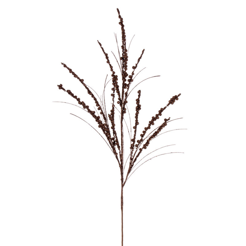 36 po Berry Twig Glitter, 6 par sac, Brun