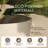 Indoor Outdoor Plastic Plant Pots, 5mm Thick Flower Planters with Drainage Holes, 3 Pack White Garden Pots for Patio & Home Decor (5.9/6.6/7.8 Inch)-405806295
