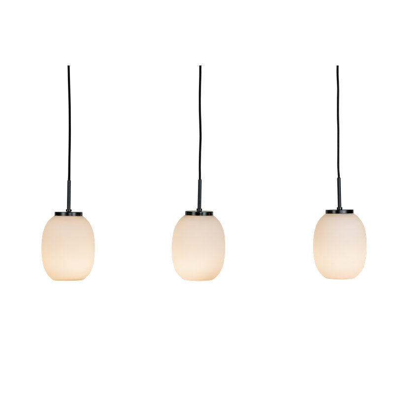 3 - Light White/Black Kitchen Island Pendant