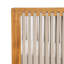Chaise longue d'extérieur en bois d'acacia avec coussins Desimone