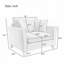Fauteuil en chenille 46,9 po-990440379