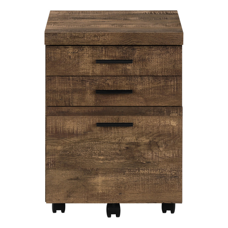 Rolling Mobile File Cabinet, Printer Stand, 3 Drawers Office Cabinet