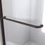 Porte de douche coulissante semi-sans cadre 50-54 x 72 Levantine, verre transparent-102335824