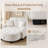 51" Upholstered Convertible Chaise Lounge Sofa Bed With  Manually Adjustable Backrest-11290624