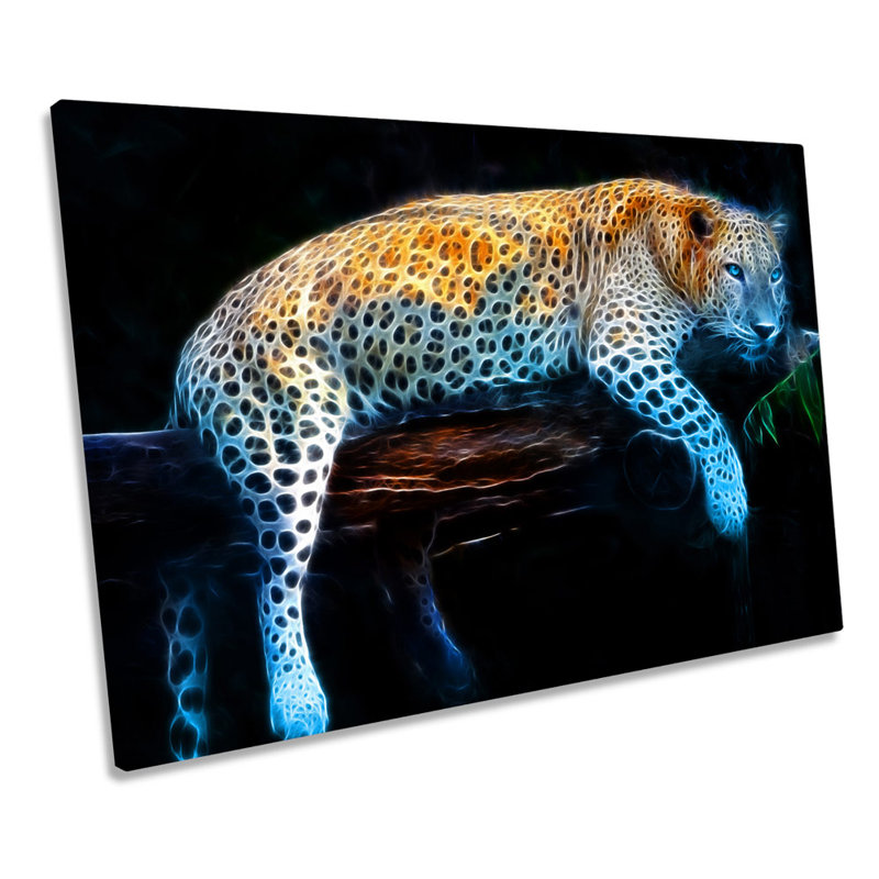 Tiger - Wrapped Canvas Print, 40.6cm H x 61cm W