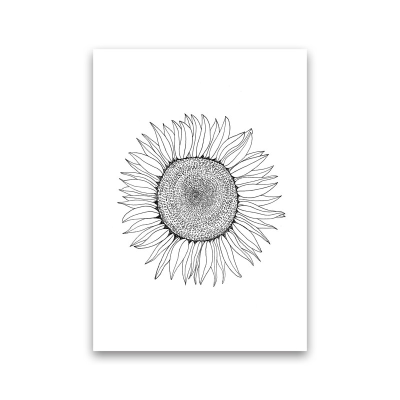 Sunflower by Carissa Tanton - Print, Unframed, 84cm H x 60cm W x 1cm D