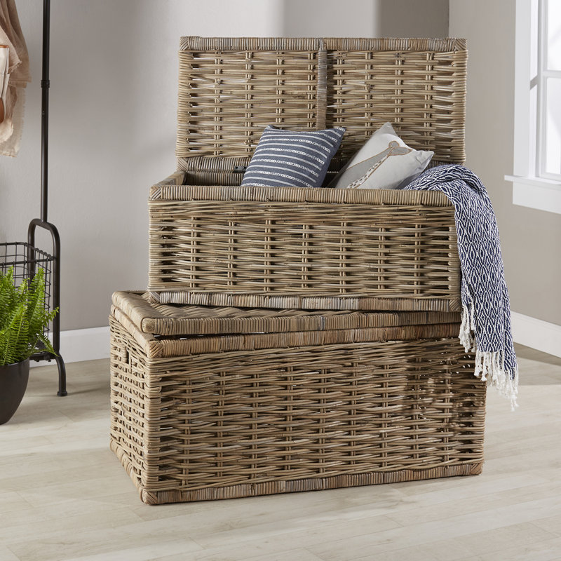 Damian Normandy Storage Trunk Gray