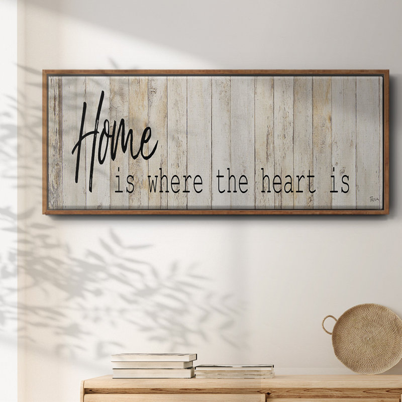 Home - Toile encadrée, H 12 po x l 30 po