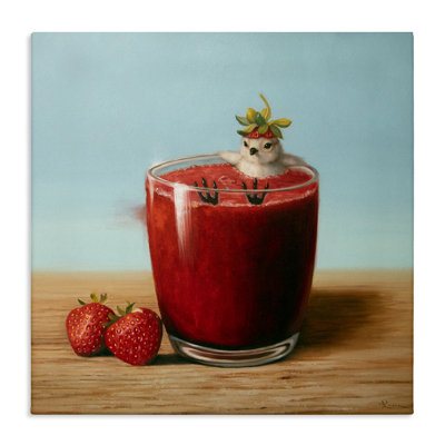 «Bird in Strawberry Drink» par Lucia Heffernan