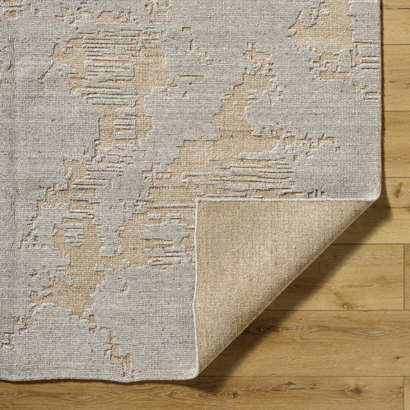 Arbora Hand Knotted Abstract Area Rug, Rectangle 9' x 12'