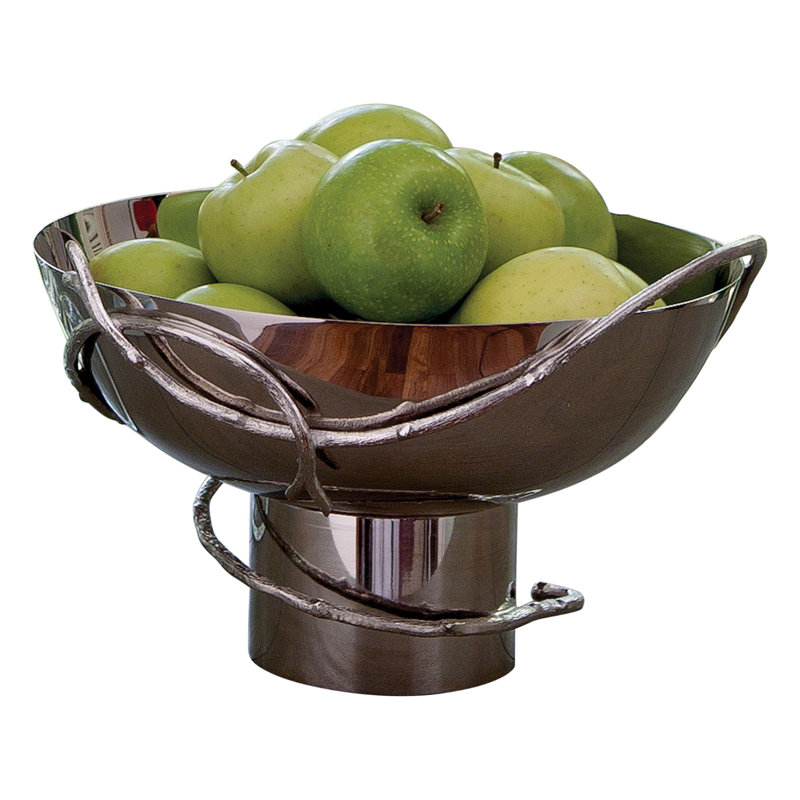 Twig Nickel Decorative Bowl