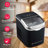 Frigidaire, 26 Lbs. Retro Countertop Ice Maker, Bullet Shaped Ice, Black-116196120