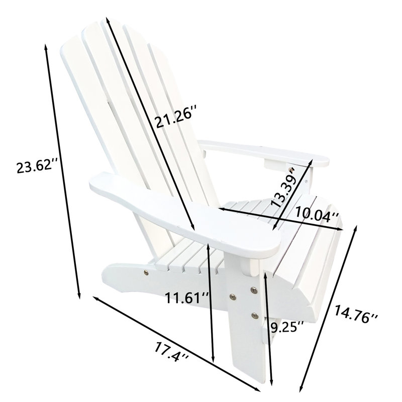 Outdoor Indoor White Chair - And Comfortable, Wide Seat, Armrest, Easy To Build, 110 Lbs Weight Tolerance ' Construction, Comfortable Capacity