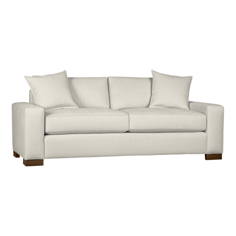 Canapé moyen Claremont, Chenille Nompton Snow Crypton®, La Havane