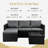 Harbaugh Wicker 3 - Person Patio Conversation Set with Cushions-1489045081