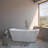 62'' x 29.5'' Freestanding Soaking Acrylic Bathtub