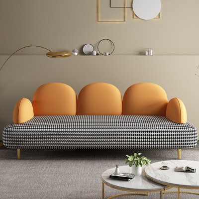 Canapé de luxe italien à lumière simple