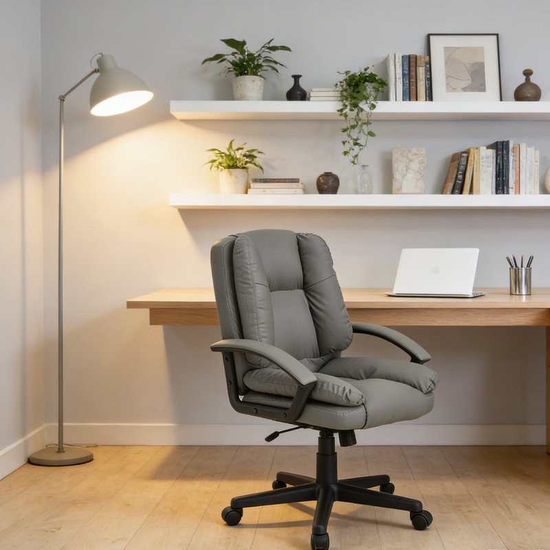 Office Chair, Grey