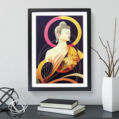 Buddha Nouveau - Single Picture Frame Print