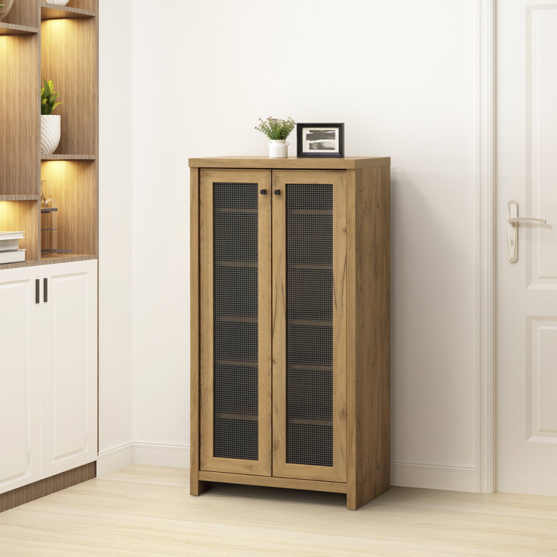 Elysee Tall Lattice Elegance Shoe Cabinet