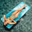 Big Joe Lounge Durable Foam Pool Lounger with Headrest, Peel-Resistant Foam, 6ft-86572785
