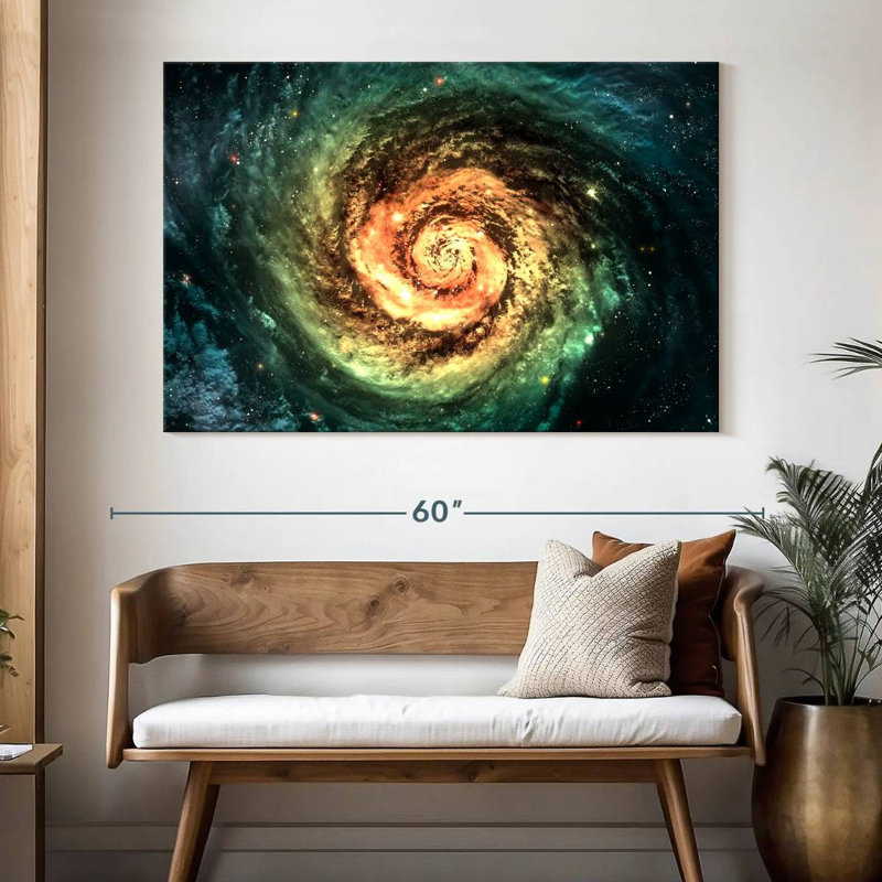 Oberle Spiral Galaxy, 34" H x 51" W