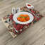 Ensemble de 4 napperons rouges Ambesonne Leopard Wild Cat