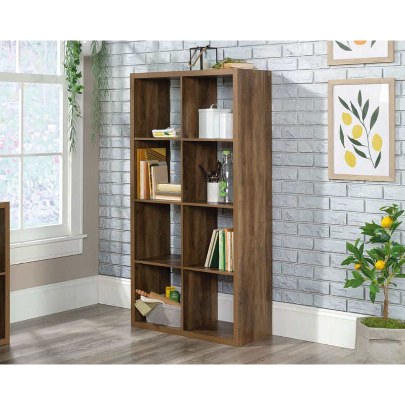 Bibliothèque à cubes Chrisine, Brun, (8 tablettes) H 58 po x l 30 po x P 13 po