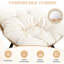 Chaise pivotante d'extérieur en osier avec coussins-117531509-117531512