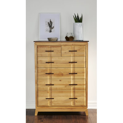 Athea Solid Wood 40'' W 6 - Drawer Dresser