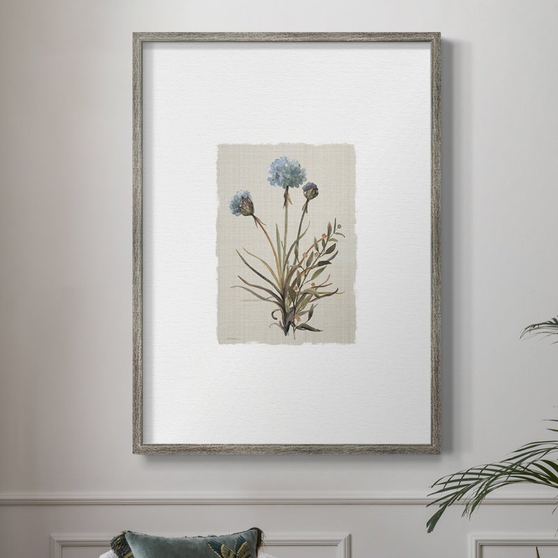 «Honeybloom Botanical I», reproduction encadrée - bois massif 50908, H 21 po x l 17 po