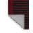 Machine Washable Horizontal Stripes Brown Area Rug-40752422