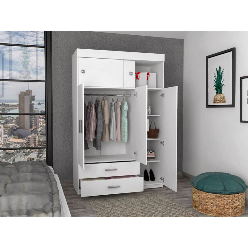 Armoire rectangulaire à 2 tiroirs