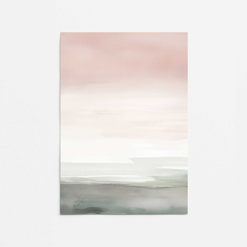 «Peach Tranquility I», reproduction, Sans cadre, papier, H 20 po x l 16 po