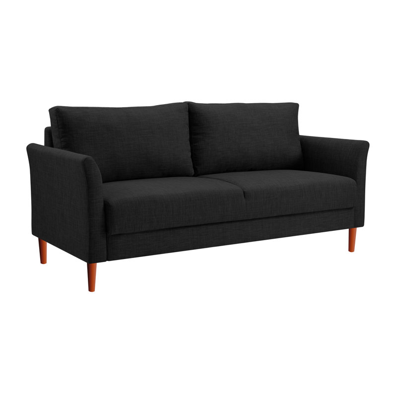 2 - Piece Living Room Set, Black Linen