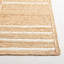 Esmarie Striped Handmade Flatweave Jute/Sisal Area Rug in Natural/Ivory-1881600934
