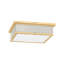 Ashdown Flush Mount in Aged Brass and Distressed Bronze by Mark D. Sikes-1425196378