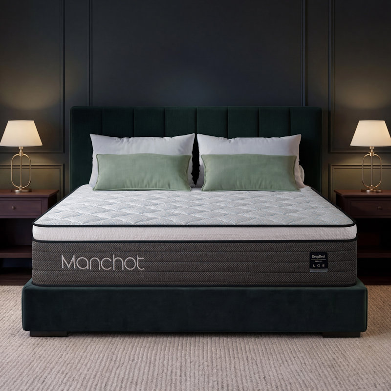 12'' Firm Hybrid Mattress With Cooling Memory Foam And 5-zone Pocket Spring Support, Queen