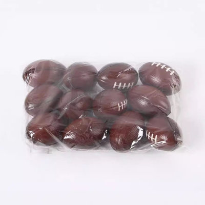 Decompression slow rebound prop 12pcs Mini Foam Footballs 3.62Inch Relaxing Balls For Kids Party Favors Novelty Sports Toys Ideal For Big Game Decorations Kids' Funs