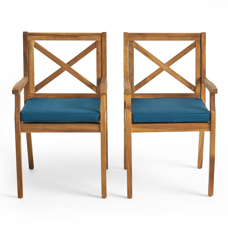 Chaise de salle à manger Perla (excluant la table), Bleu