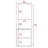 Rectangle 2-Shelf Medicine Cabinet-1949581358