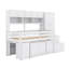 Lit mezzanine double en bois avec bureau sous le lit, tiroirs et tablettes Jernegan-1636972203