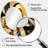 Gold And Black In Motion II - Abstract Oval Decorative Mirror On Metal-893445190