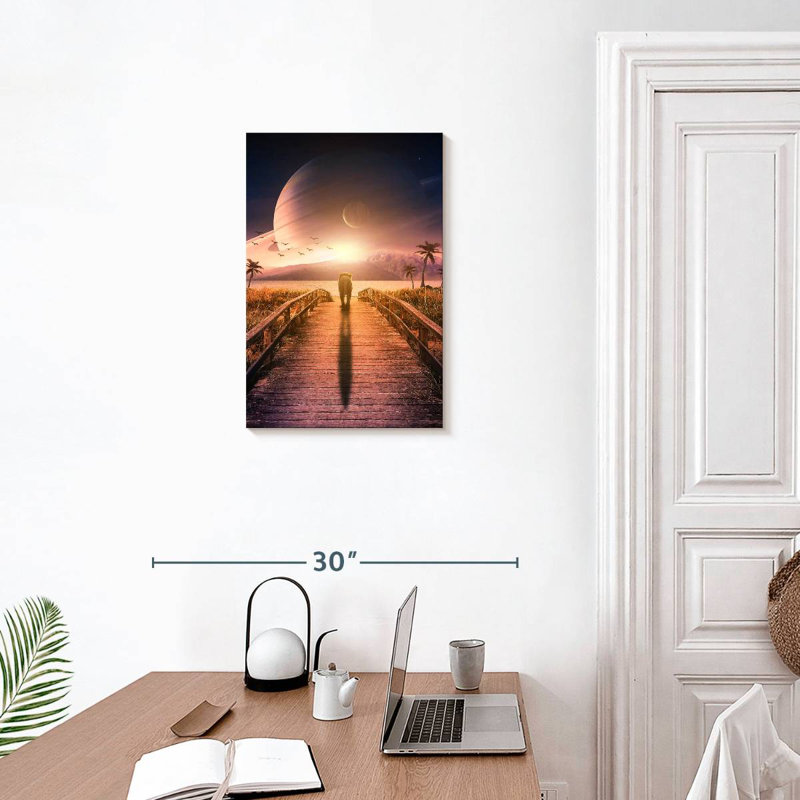 Brampt Walking To Nowhere, 24" H x 16" W