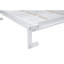 Lit blanc compact avec tablettes en angle et applique murale et lumières à DEL - Modern Saver